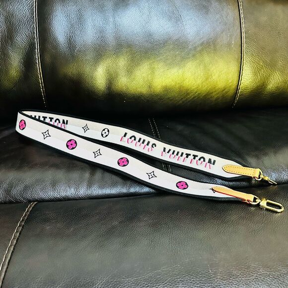 Louis Vuitton Jacquard Strap Black and Pink - Picture 1 of 8